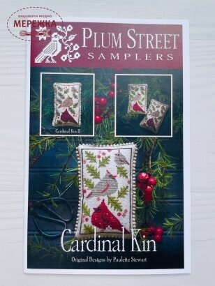 Фото Plum Street Samplers Схема Cardinal Kin PL218