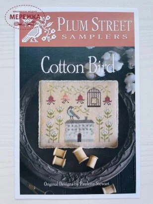 Фото Plum Street Samplers Схема Cotton Bird PL99