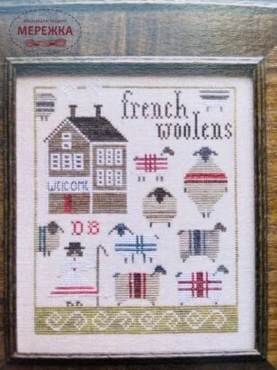 Фото Plum Street Samplers Схема French Woolens PL73