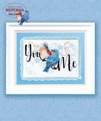 Фото Набір для вишивання хрестиком Ірина Наніашвілі Пташине кохання 110