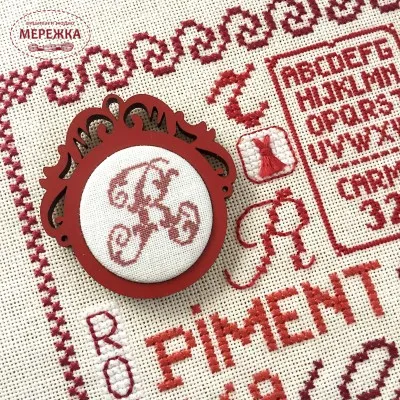 Фото Набір для вишивання хрестиком Atelier Bonheur du jour R Comme Rouge K-21