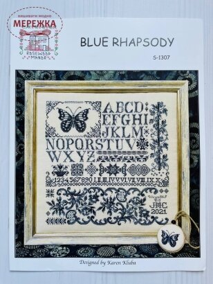 Схема для вишивання Rosewood Manor Blue Rhapsody фото