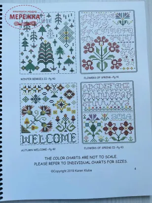 Фото Книга зі схемами для вишивання Rosewood Manor Be Creative