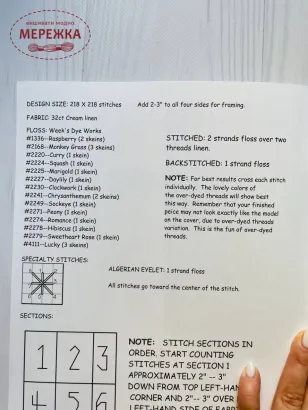 Схема для вишивання Rosewood Manor Dreaming of Mums фотографія