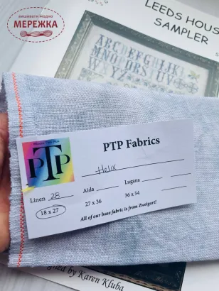 Фото Rosewood Manor Leeds House Sampler + нитки + тканина