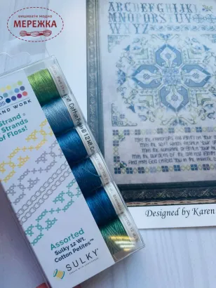 Фото Rosewood Manor Leeds House Sampler S-1080 + нитки 