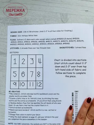 Схема для вишивання Rosewood Manor Celtic Knot Challenge фотографія