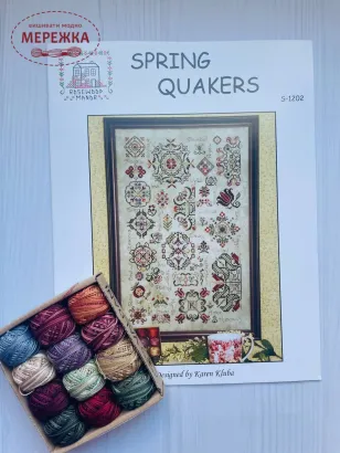 Фото Rosewood Manor Spring Quakers S-1202 + нитки