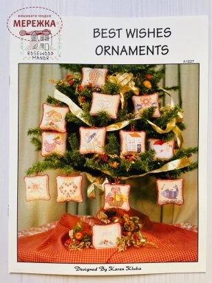 Схема для вишивання Rosewood Manor Best Wishes Ornament фото