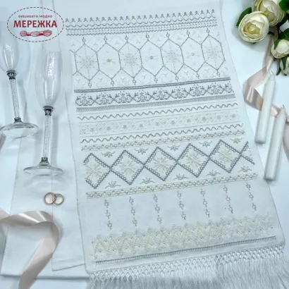 Фото Набір для вишивання хрестиком Voloshka Рушник весільний VRM_001_R