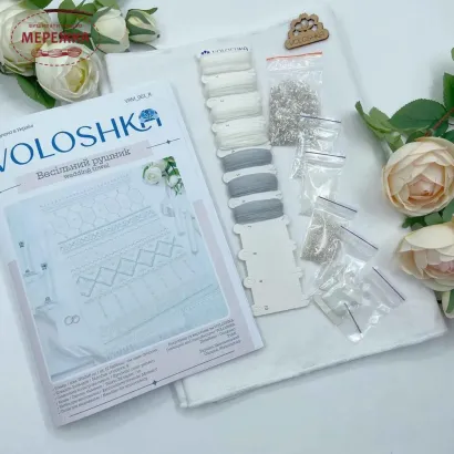 Фото Набір для вишивання хрестиком Voloshka Рушник весільний VRM_001_R