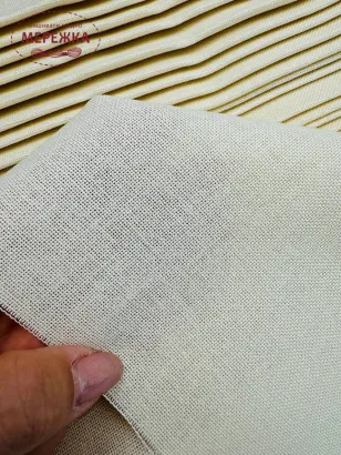 Фото рівномірне полотно Сотема бежеве 36 каунт