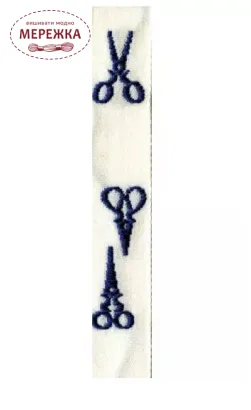 Фото Sajou Стрічка Blue scissors