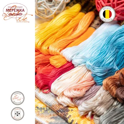 Фото Набір для вишивання хрестиком Vervaco SAL осінь 2025 (AIDA 14) PN-0230712