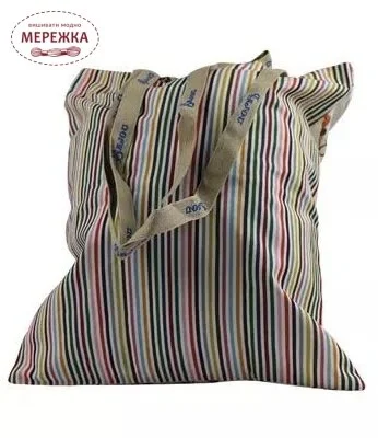 Фото Sajou Екоторбинка Sajou Scissors and stripes fabric