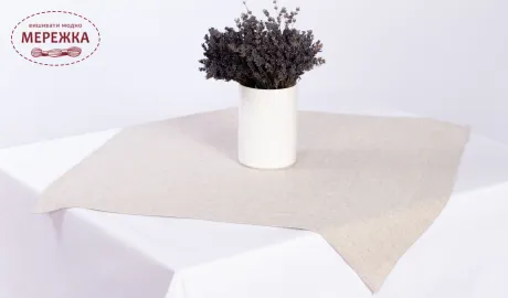 Фото серветка сіра 72*72 см.