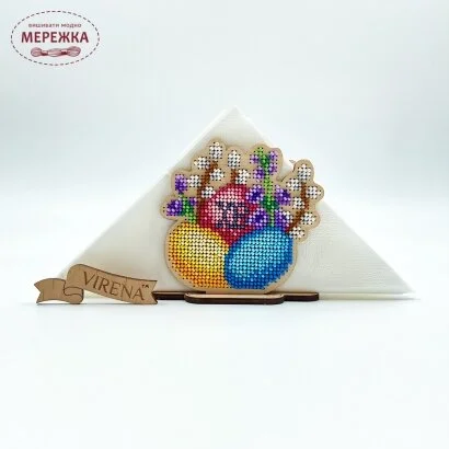 Фото Виріб для вишивання VIRENA серветниця, дерево 025