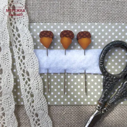 Фото Рахункові голки (піни) Puntinipuntini Set di perni di ghiande