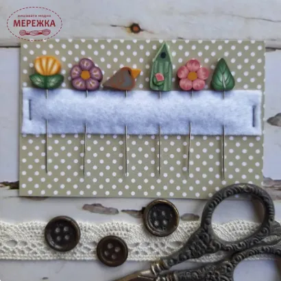 Фото Рахункові голки (піни) Puntinipuntini Set spille PRIMAVERA 2022