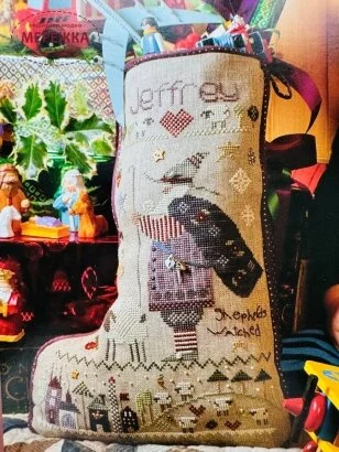 Фото Shepherd's Bush схема для вишивання Jeffery's Stocking + charms