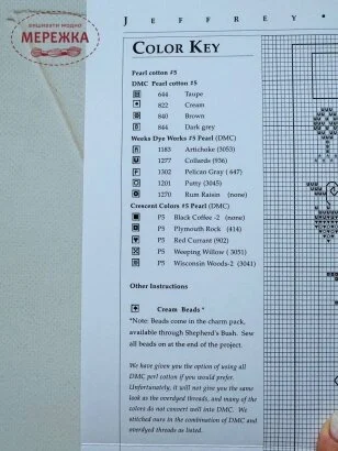 Фото Shepherd's Bush схема для вишивання Jeffery's Stocking + charms