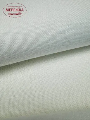 Фото Рівномірне полотно Graziano Siena 32 ct, колір Bianko, 180 см. TA2989