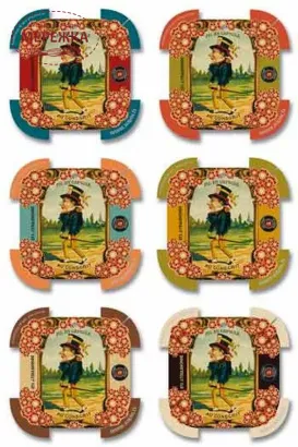 Фото Sajou бобінки картонні, 6 шт. Cherbourg