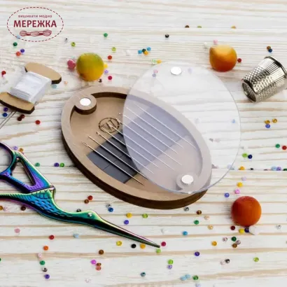 Фото Голківниця WonderlandCrafts Прозора кришка FLZB(N)-179