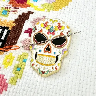 Фото Meloca Designs Магнітний тримач для голок Skull Candy Needle Minder