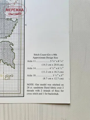 Схема для вишивання Stoney Creek Sweetbriar and Cyclamen ключ