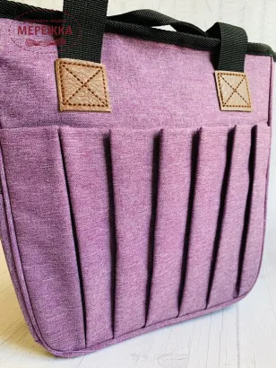 Фото сумка для рукоділля фіолетова
