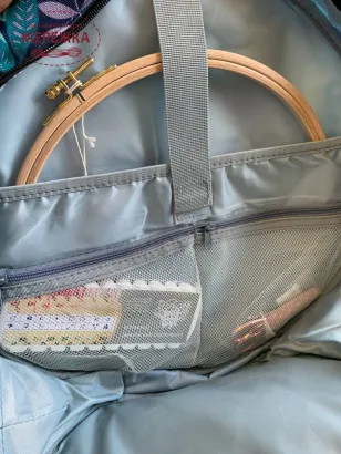 Фото сумка для рукоділля кругла