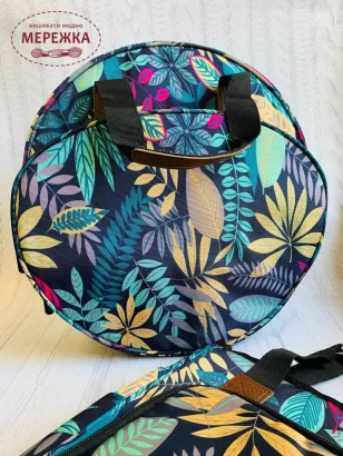 Фото сумка для рукоділля кругла