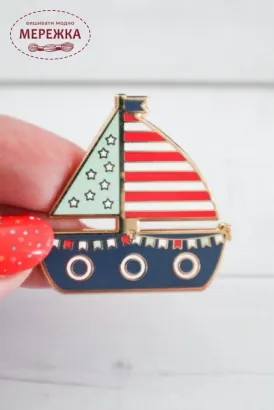 Фото Flamingo Toes Магнітний тримач для голок Summer Sailboat