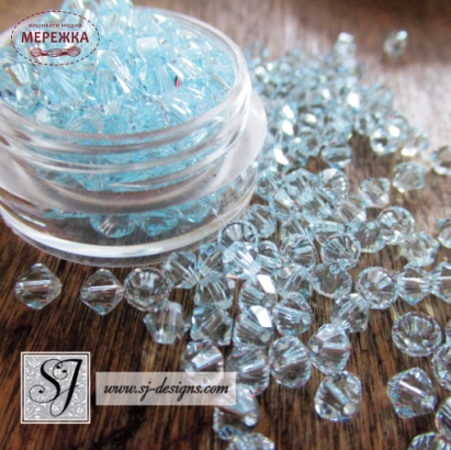 Фото SJ Designs Swarovski Bicone crystal 4 mm Azore