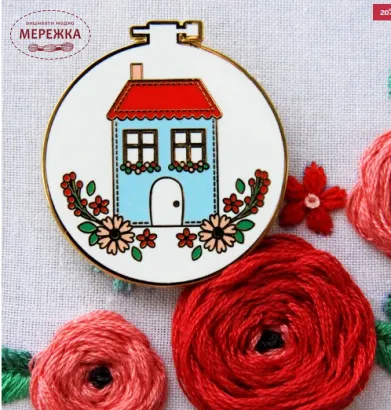 Фото Flamingo Toes Магнітний тримач для голок Sweet Home Embroidery Hoop