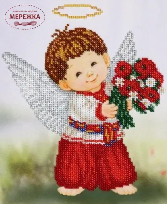 Фото схема під бісер ВДВ Янгол козачок