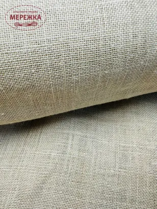 Фото Рівномірне полотно Graziano TELA 28 ct, колір Creme, 170 см. 100% коноплі TA13199