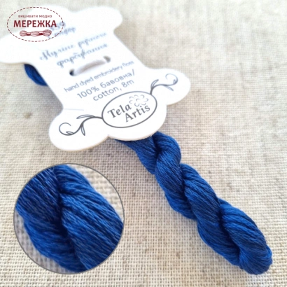 Фото TelaArtis Муліне ручного фарбування Сапфір 359