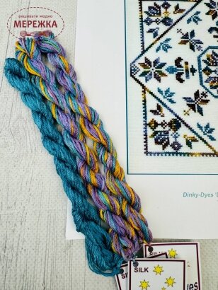 Dinky Dyes Designs silk pack (шовкові нитки) до схеми JM-037