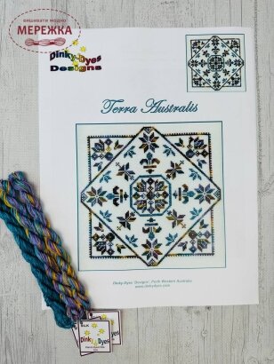 Dinky Dyes Designs Схема Terra Australis+silk pack (шовкові нитки) JM-037