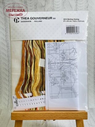 Набір для вишивання хрестиком Thea Gouverneur Медовий семплер фотографія