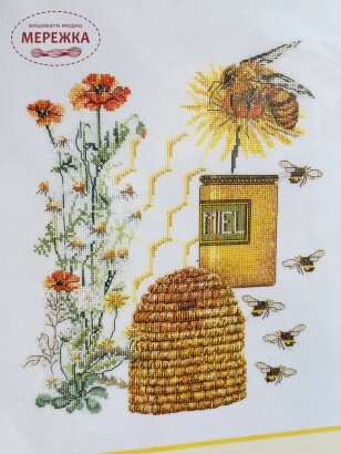Фотографія Набір для вишивання хрестиком Thea Gouverneur Медовий семплер