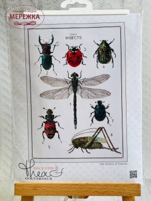 Набір для вишивання хрестиком Thea Gouverneur Історія комах фото