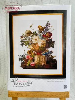 Набір для вишивання хрестиком Thea Gouverneur Квітковий натюрморт фото
