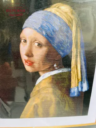 Набір для вишивання хрестиком Thea Gouverneur Дівчина з перловою сережкою фотографія