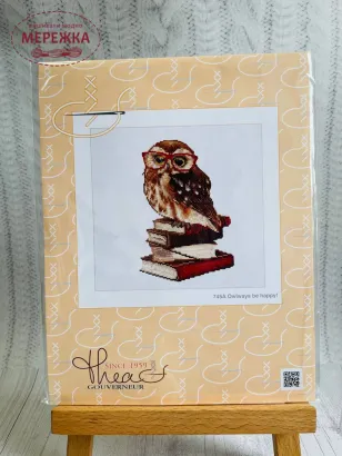 Набір для вишивання хрестиком Thea Gouverneur Owlways be happy! фото