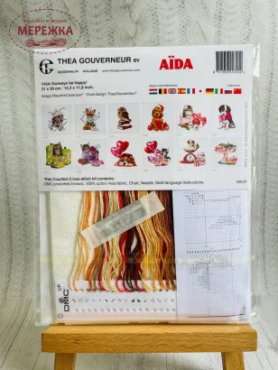 Фото Набір для вишивання хрестиком Thea Gouverneur Owlways be happy!