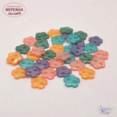 Фото Dress It Up набір пришивних декоративних гудзиків Tiny Bouquet 8997