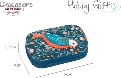 Фото Hobby Gift Швейний набір ZIP Case Sewing Kit Aviary TK05A.590